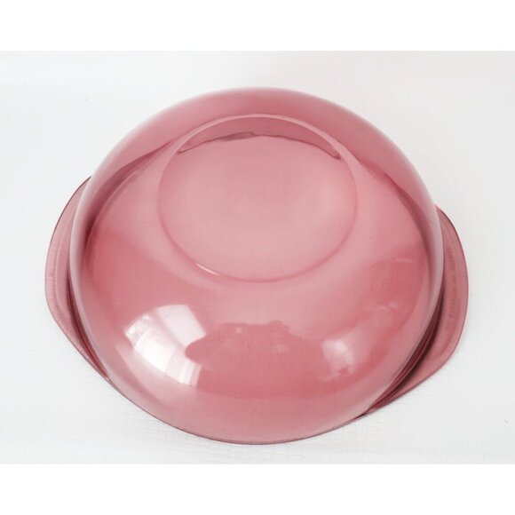 Vintage Cranberry Pyrex Casserole Pyrex Originals Cranberry 2 Quart Covered Cass - Picture 3 of 6